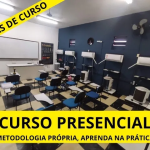 Curso Presencial de Manutenção, Higienização e Instalação de Ar Condicionado Split